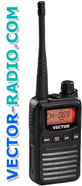Vector VT-43 R3 миниатюрная портативная радиостанция
